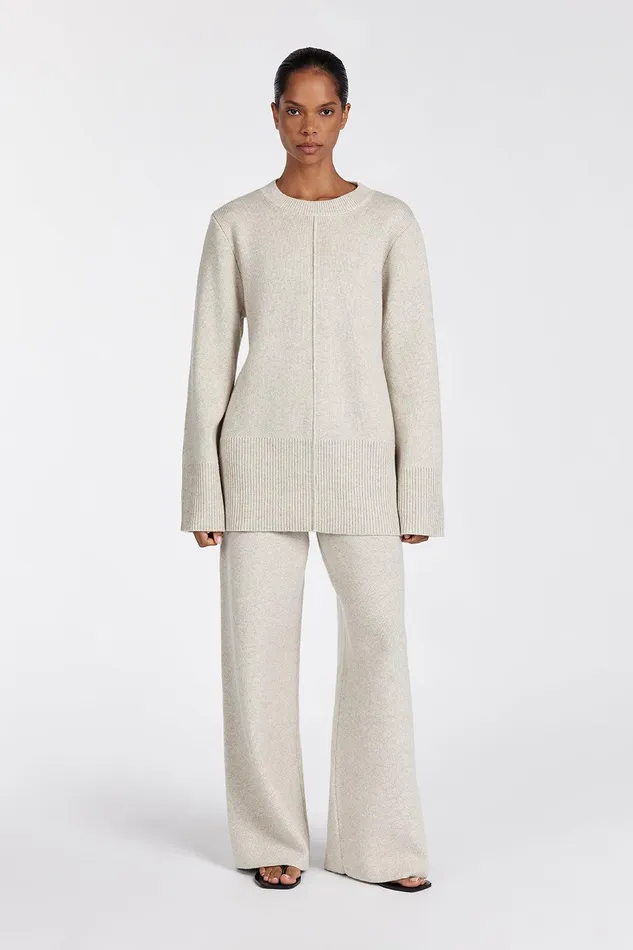 CLEMENCE OAT MARLE KNIT JUMPER Women DISSH Sweaters