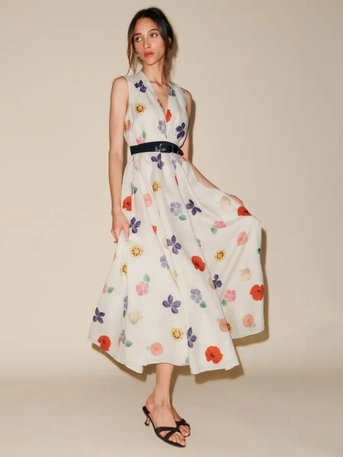 Clothing The Reformation Downing Dress Derian Floral