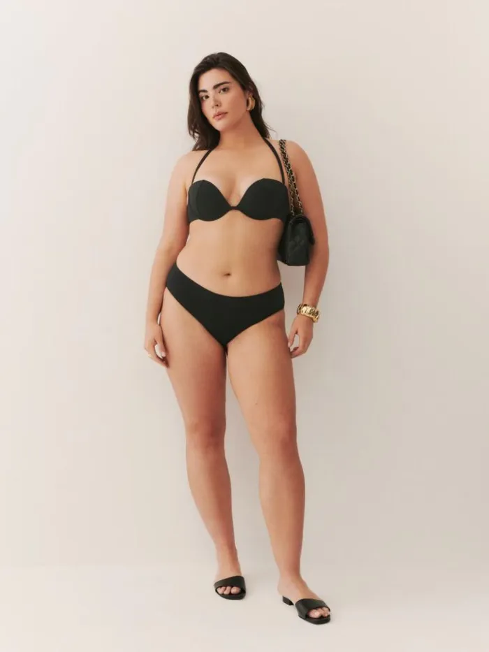 Clothing The Reformation Lago Bikini Top Black
