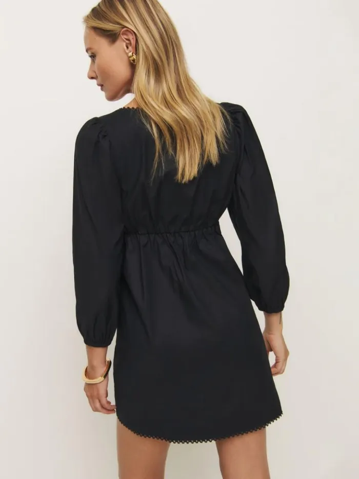 Clothing The Reformation Miara Dress Black