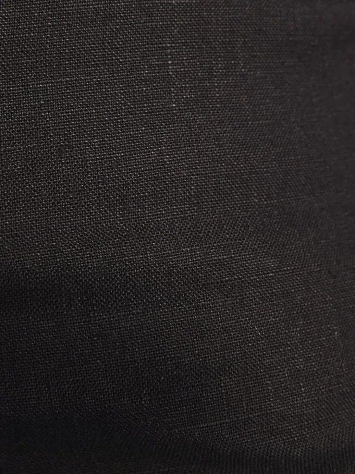 Clothing The Reformation Overland Linen Top Black