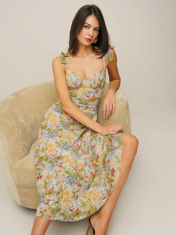 ClothingWeddings The Reformation Nadira Dress Countryside