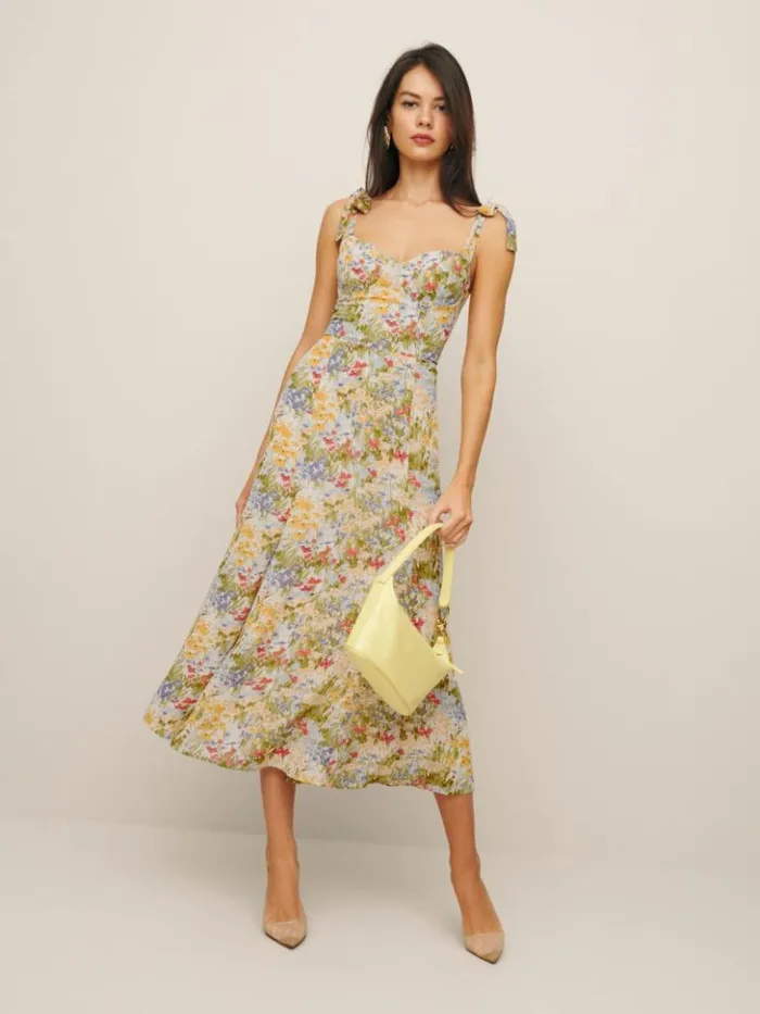 ClothingWeddings The Reformation Nadira Dress Countryside