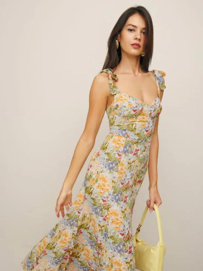 ClothingWeddings The Reformation Nadira Dress Countryside