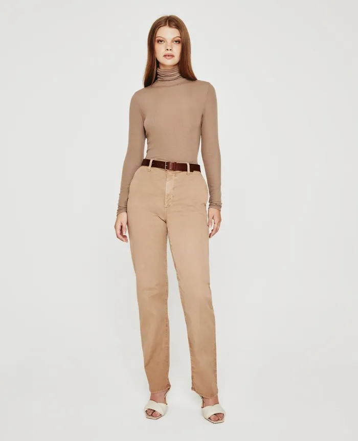 Clove Trouser Sulfur Vintage Khaki Women AG Jeans Pants