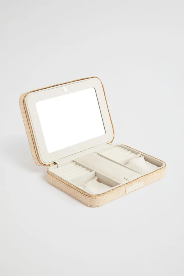 Cosmetic Bags Woman Seed Heritage Large Jewellery Case Natural
