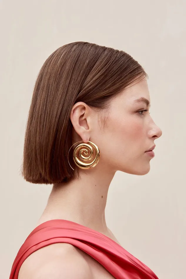Cult Gaia Cassia Earring Shiny Brass Women Jewelry Cult Gaia Cassia Earring Shiny Brass Women Jewelry