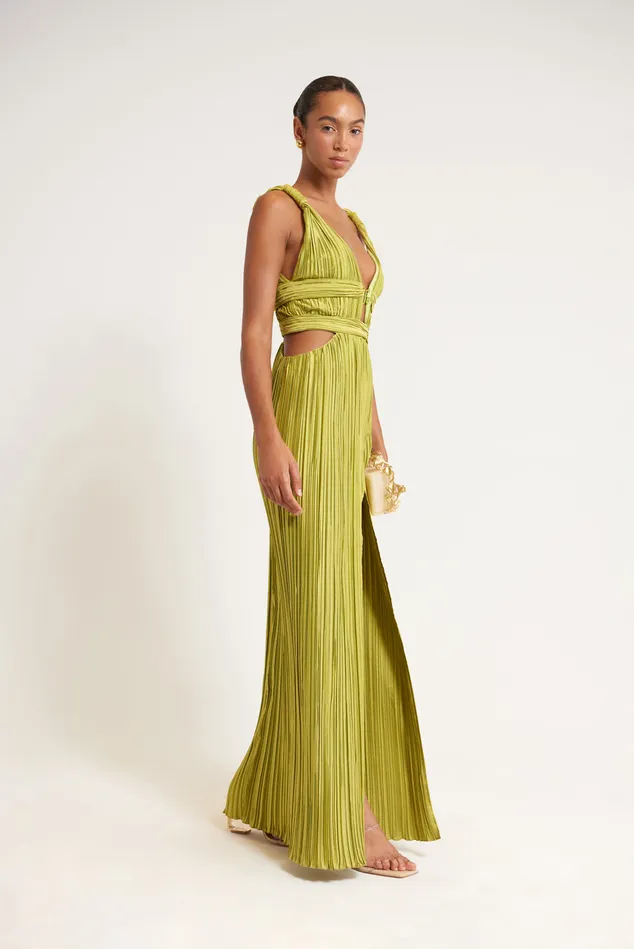 Cult Gaia Davida Gown Pine Women Dresses