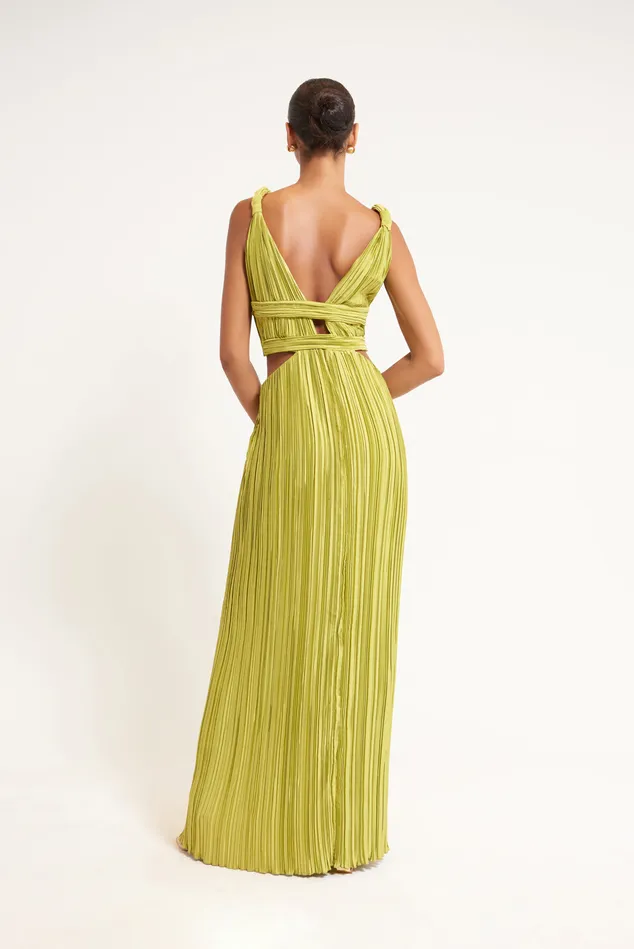 Cult Gaia Davida Gown Pine Women Dresses