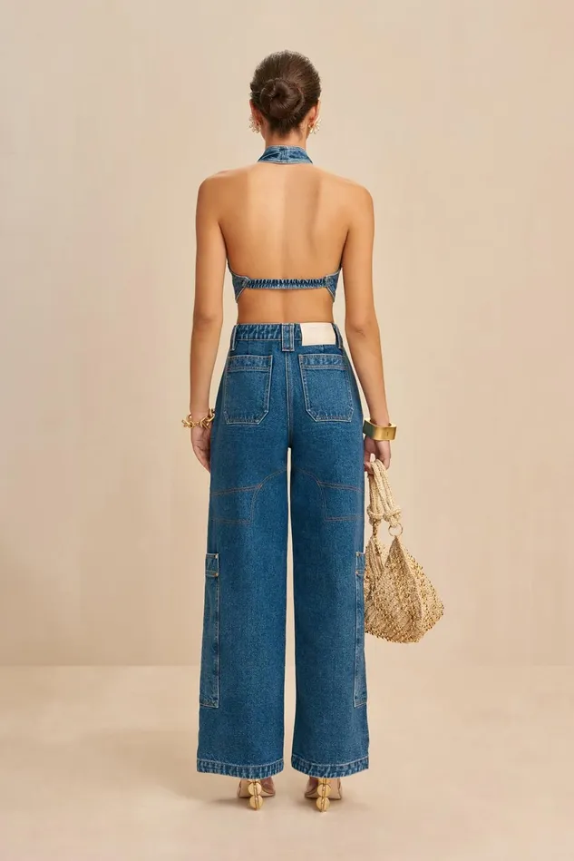 Cult Gaia Diem Top Indigo Women Tops Cult Gaia Diem Top Indigo Women Tops