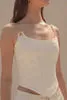 Cult Gaia Fianna Top Off White Women Tops