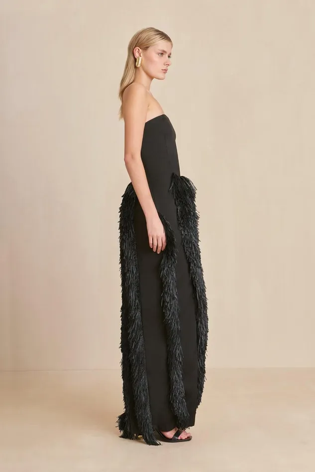 Cult Gaia Freya Gown Black Women Dresses Cult Gaia Freya Gown Black Women Dresses