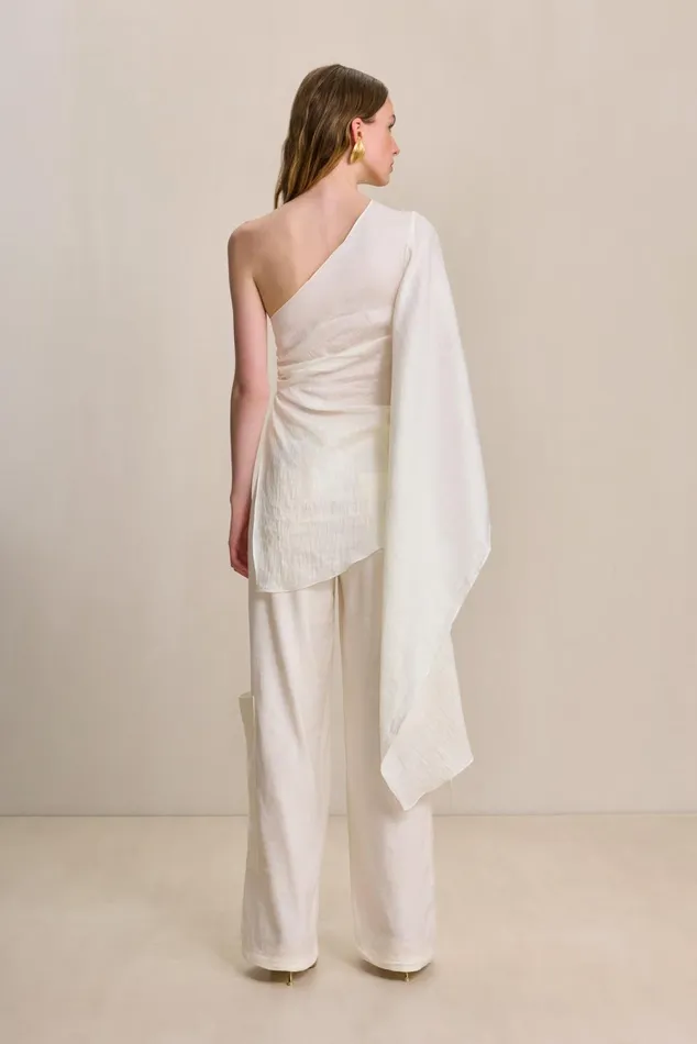 Cult Gaia Jadis Top Off White Women Tops