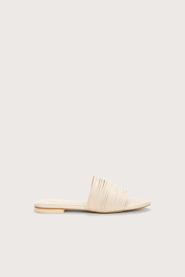 Cult Gaia Mia Sandal Off White Women Flats