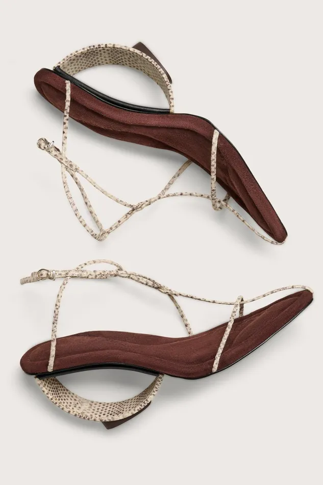 Cult Gaia Novah Sandal Natural Multi Women Sandals