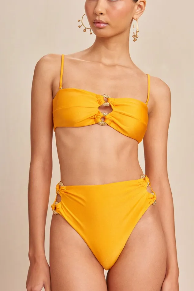 Cult Gaia Pisa Bikini Bottom Marmalade Women Bikinis