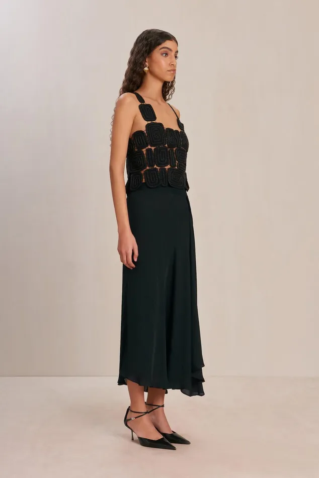 Cult Gaia Reia Top Black Women Tops