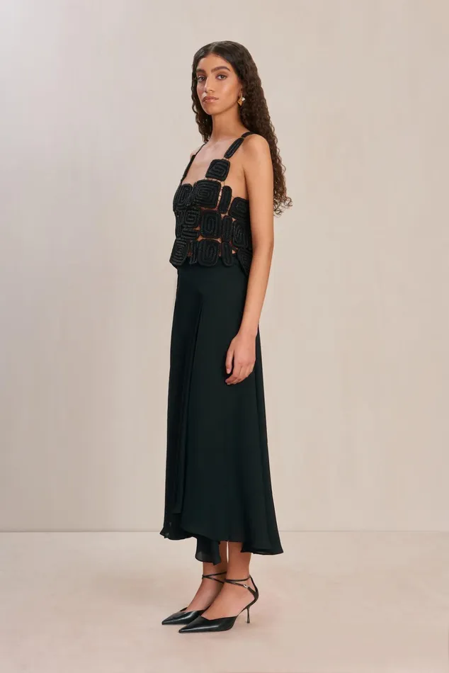 Cult Gaia Reia Top Black Women Tops