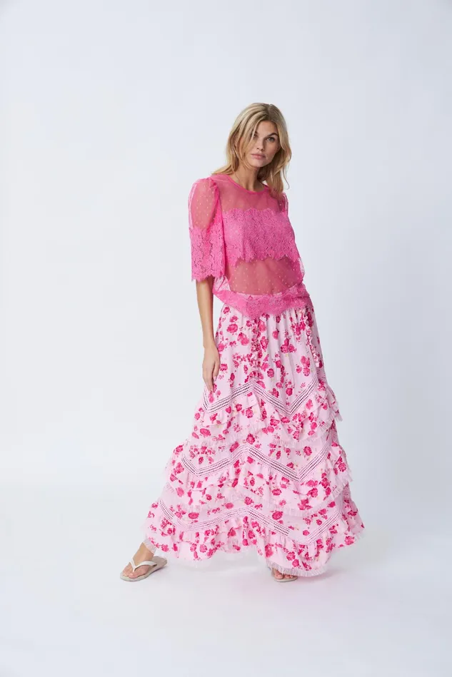 Daphne Skirt 8211 Sweet Florals Women Cras Skirts and Shorts
