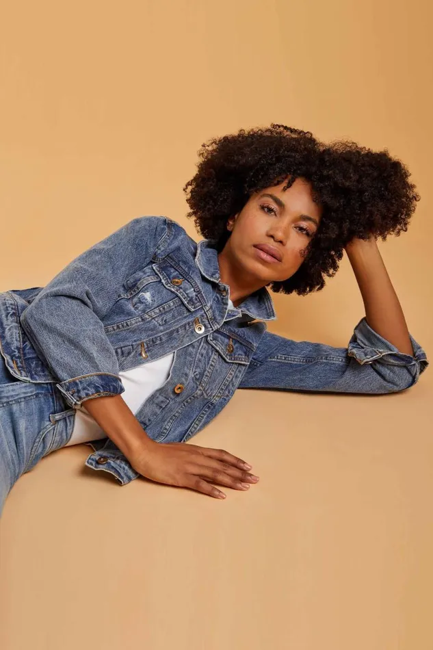 Denim Distressed Denim Jacket Women Roman Jackets