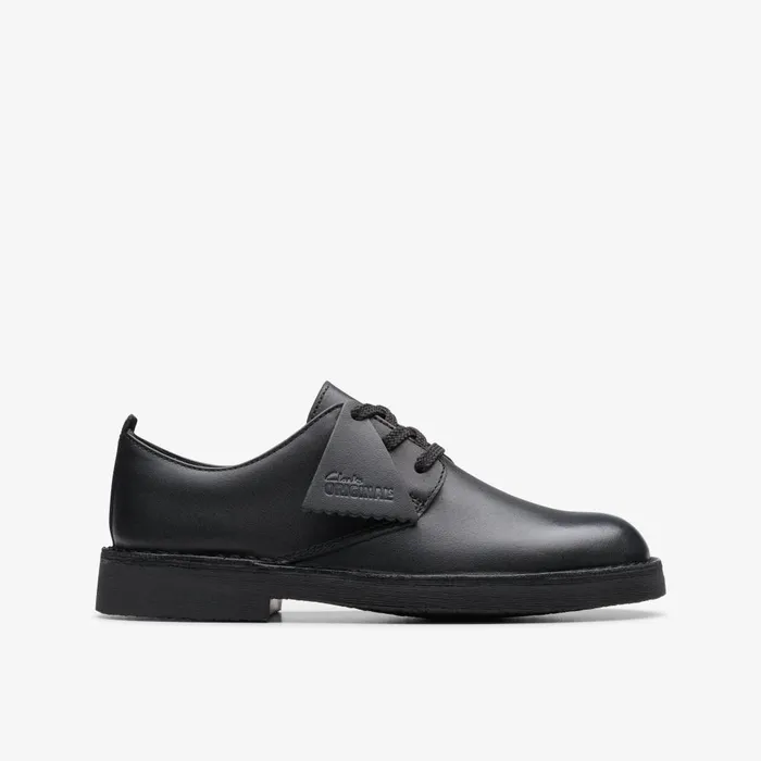 Desert London Older Black Kids Clarks Originals