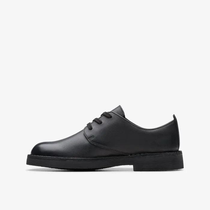 Desert London Older Black Kids Clarks Originals