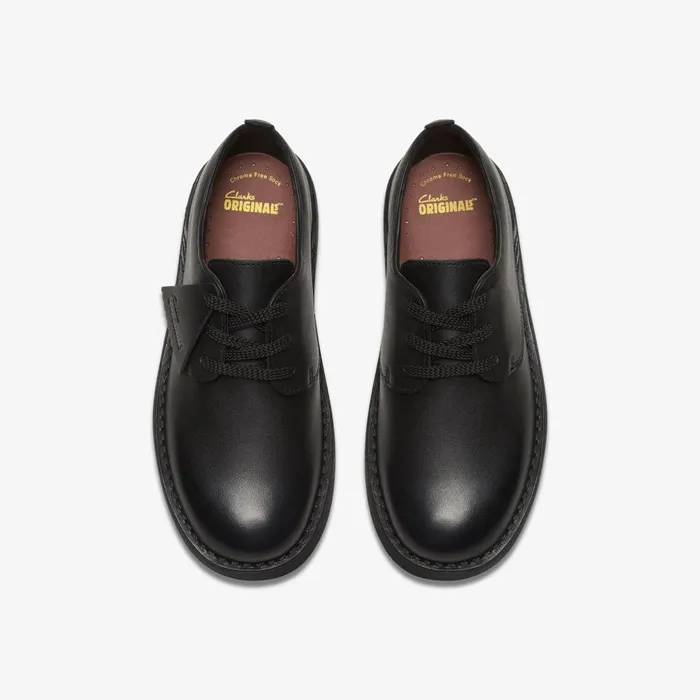 Desert London Older Black Kids Clarks Originals