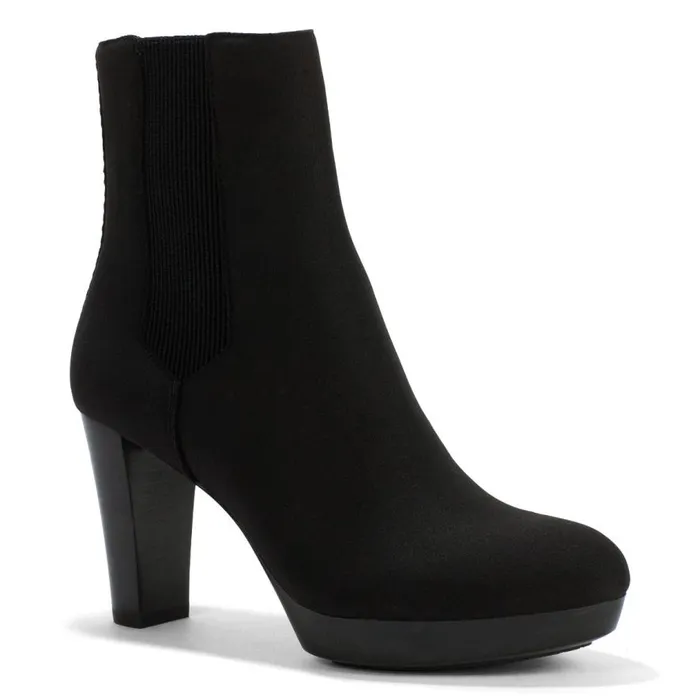 Donald Pliner Bootie ESRA Black Crepe 8211 Women Donald Pliner Bootie ESRA Black Crepe 8211 Women
