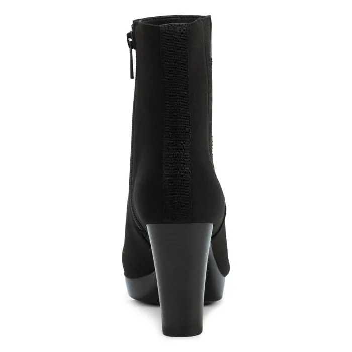 Donald Pliner Bootie ESRA Black Crepe 8211 Women Donald Pliner Bootie ESRA Black Crepe 8211 Women