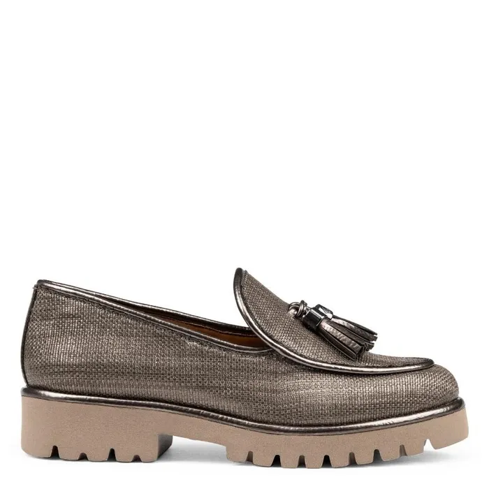 Donald Pliner Casual ECLIPSE Pewter Raffia 8211 Women