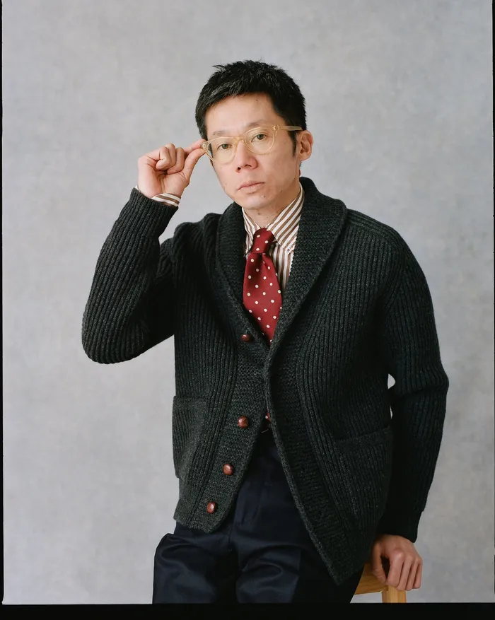 Drake039s Charcoal Lambswool 6Ply Shawl Collar Cardigan Men Knitwear