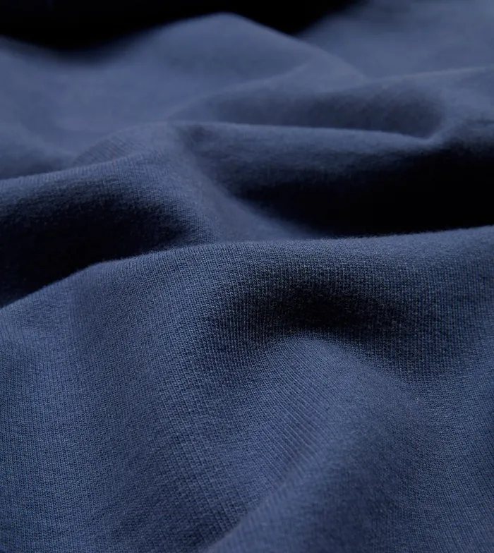 Drake039s Navy Cotton Hooded Sweatshirt Men Polos and Sweatshirts