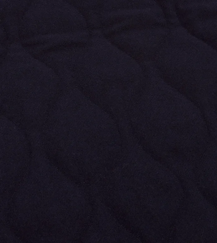 Drake039s Navy Quilted Melton Wool Zip Vest Men Coats and Jackets