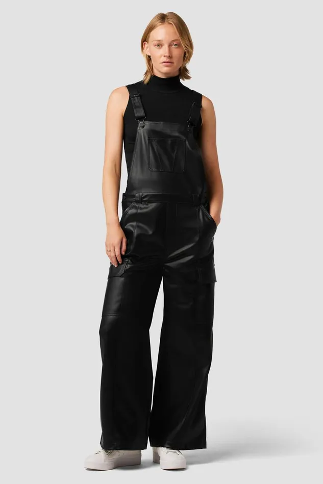 Dresses and Jumpsuits Women Hudson Jeans Utility Wide Leg Overall Black Dresses and Jumpsuits Women Hudson Jeans Utility Wide Leg Overall Black