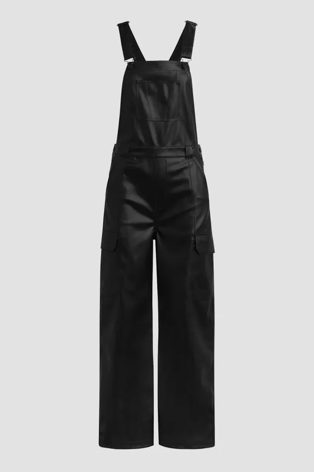 Dresses and Jumpsuits Women Hudson Jeans Utility Wide Leg Overall Black Dresses and Jumpsuits Women Hudson Jeans Utility Wide Leg Overall Black
