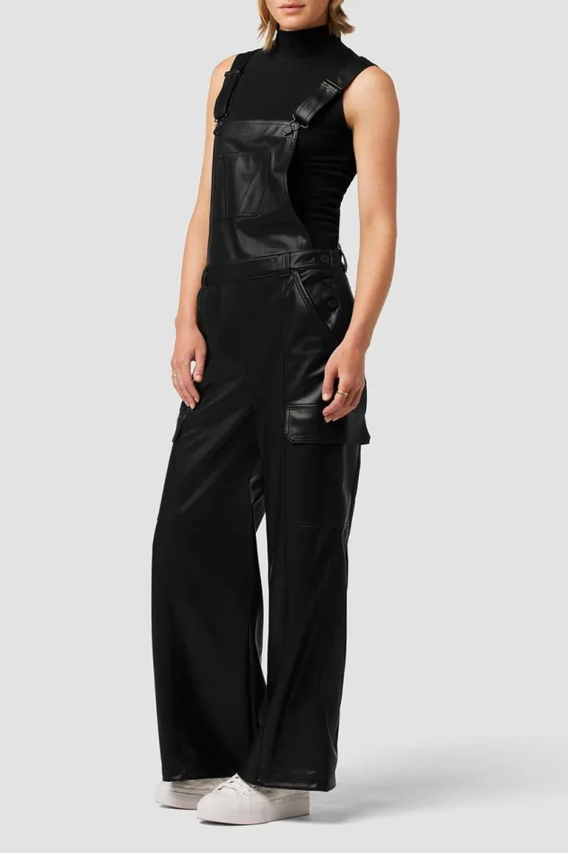 Dresses and Jumpsuits Women Hudson Jeans Utility Wide Leg Overall Black Dresses and Jumpsuits Women Hudson Jeans Utility Wide Leg Overall Black
