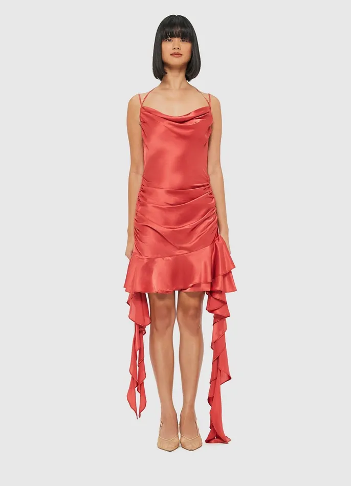 Dresses and Jumpsuits Women LEO LIN Alba Mini Dress 8211 Mulberry