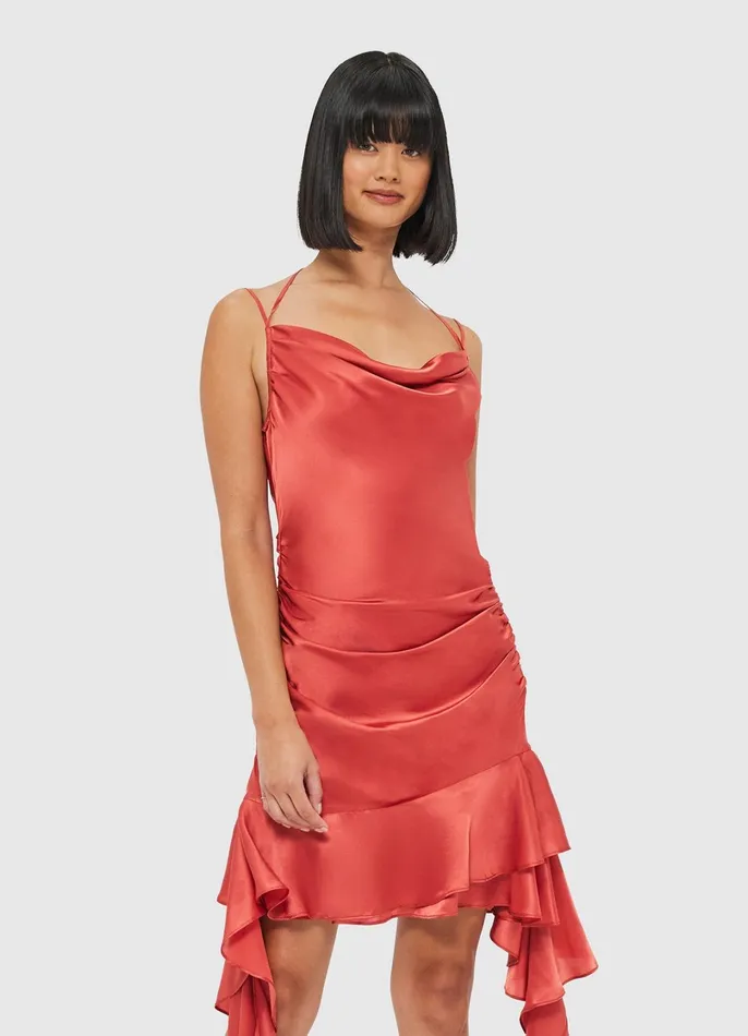 Dresses and Jumpsuits Women LEO LIN Alba Mini Dress 8211 Mulberry