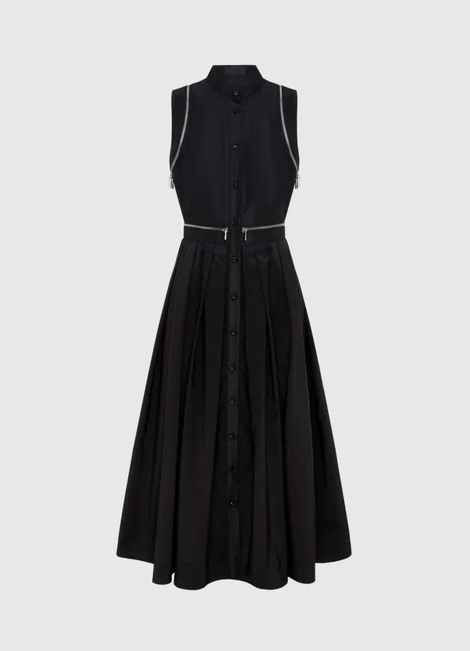 Dresses and Jumpsuits Women LEO LIN Edie Midi Dress 8211 Ebony