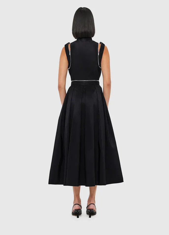 Dresses and Jumpsuits Women LEO LIN Edie Midi Dress 8211 Ebony