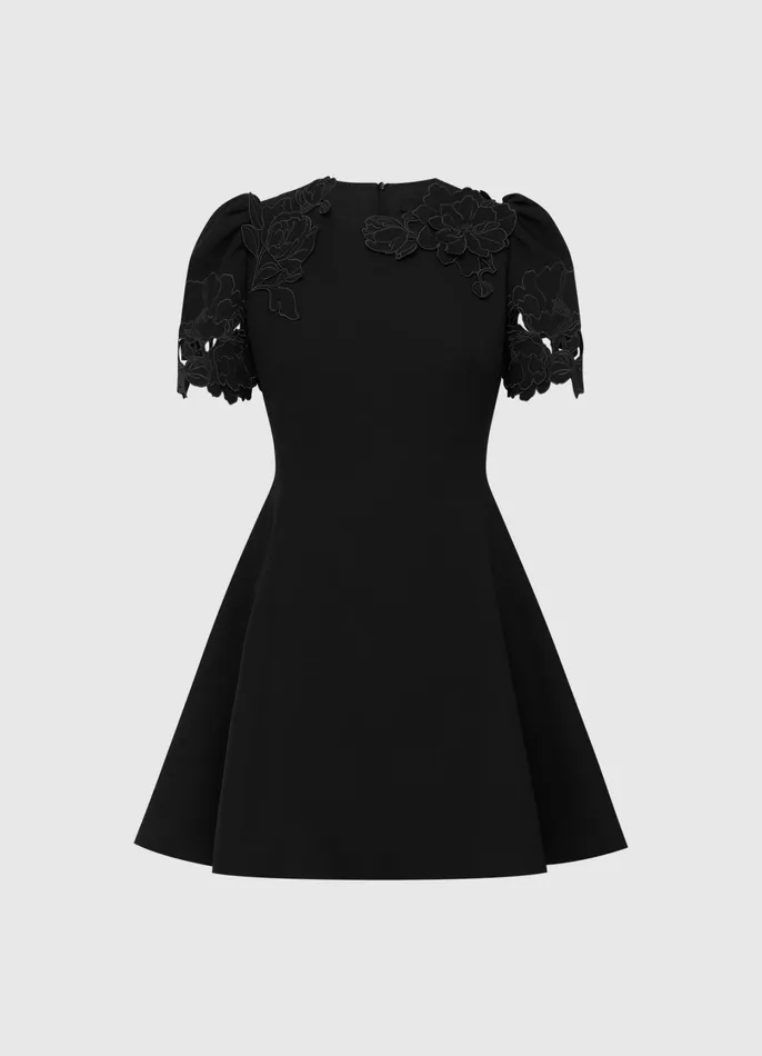 Dresses and Jumpsuits Women LEO LIN Elyse Appliqu Short Sleeve Mini Dress 8211 Ebony Dresses and Jumpsuits Women LEO LIN Elyse Appliqu Short Sleeve Mini Dress 8211 Ebony