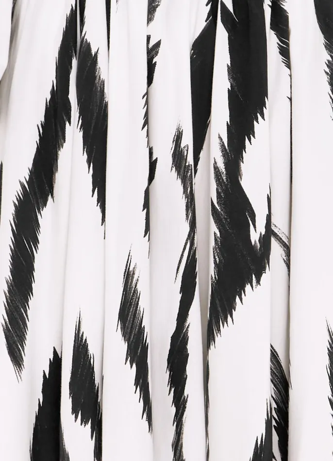 Dresses and Jumpsuits Women LEO LIN Sarah OffShoulder Midi Dress 8211 Tiger Print In White