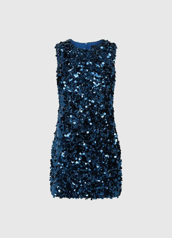Dresses and Jumpsuits Women LEO LIN Talia Sequin Mini Dress 8211 Midnight Blue Dresses and Jumpsuits Women LEO LIN Talia Sequin Mini Dress 8211 Midnight Blue