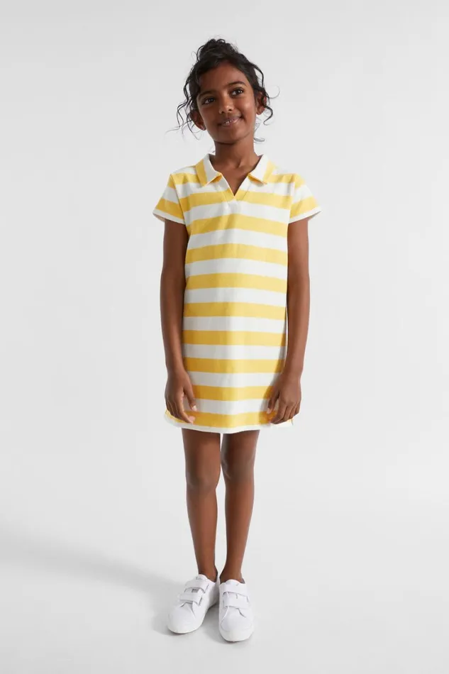 Dresses Girl Seed Heritage Core Rugby Dress Sunshine Stripe