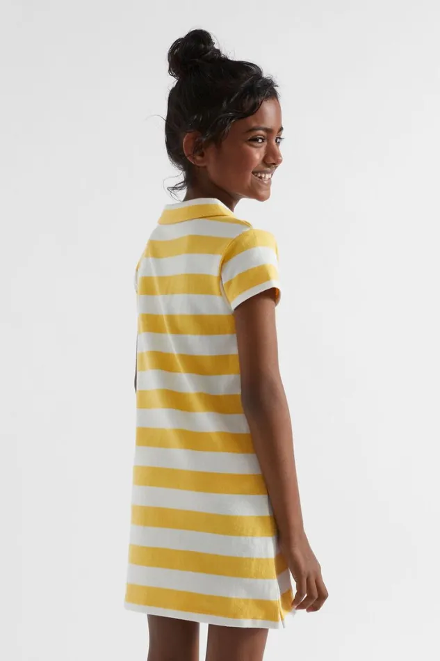 Dresses Girl Seed Heritage Core Rugby Dress Sunshine Stripe