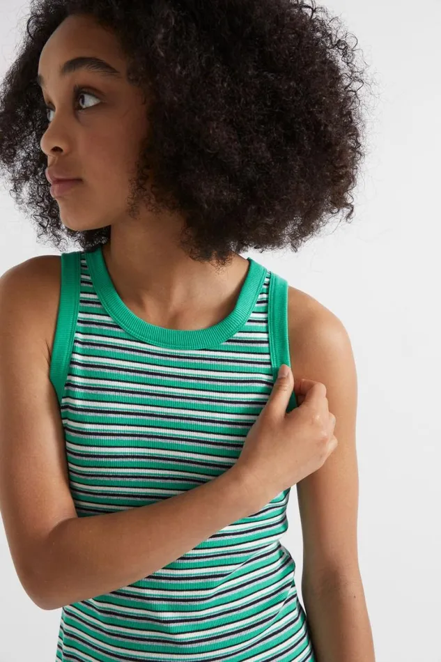 Dresses Teen Girl Seed Heritage Rib Tank Dress Jewel Green