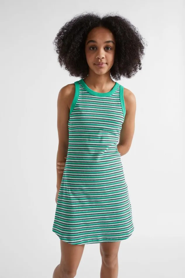 Dresses Teen Girl Seed Heritage Rib Tank Dress Jewel Green