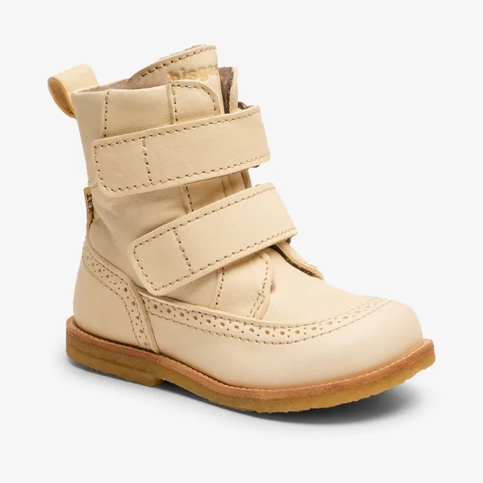 elba tex vanilla Beige KIDS Boots bisgaardshoes
