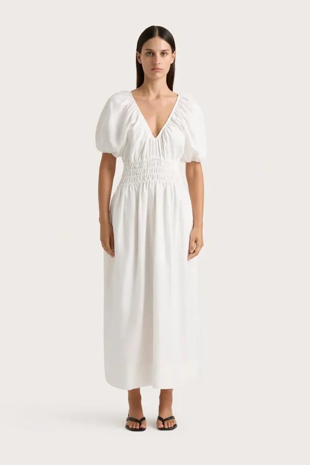 Faithfull The Brand Dresses Geriba Maxi Dress White 8211 Women