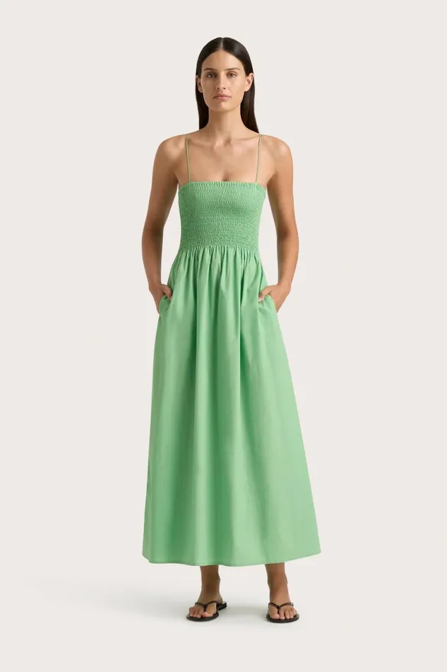 Faithfull The Brand Dresses Tergu Maxi Dress Apple 8211 Women